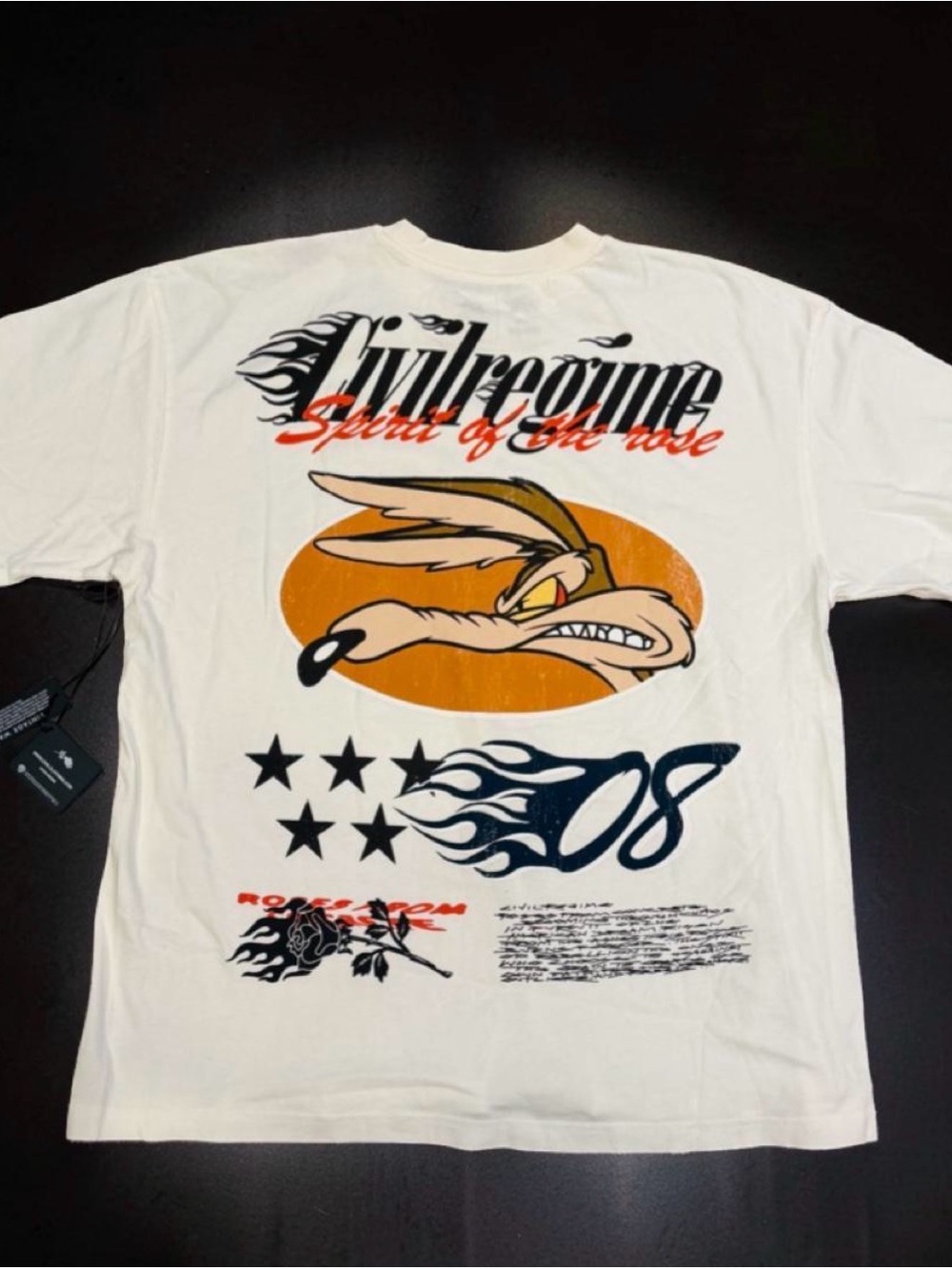 Civil Regime × Looney Tunes ‘Wile E
Coyote’ Oversized Tee - Size XXL - NWT